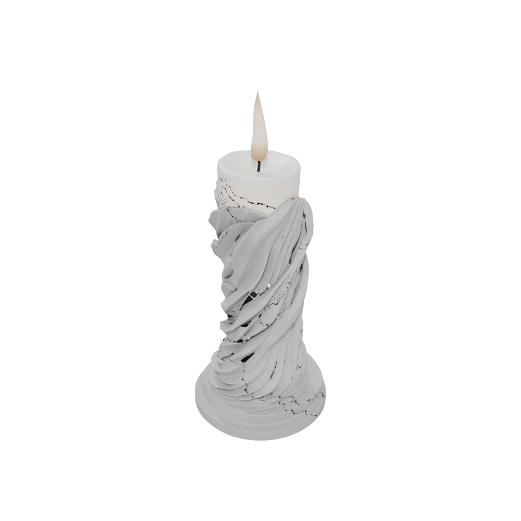 Jumbo Deco Spiral Candle Holder