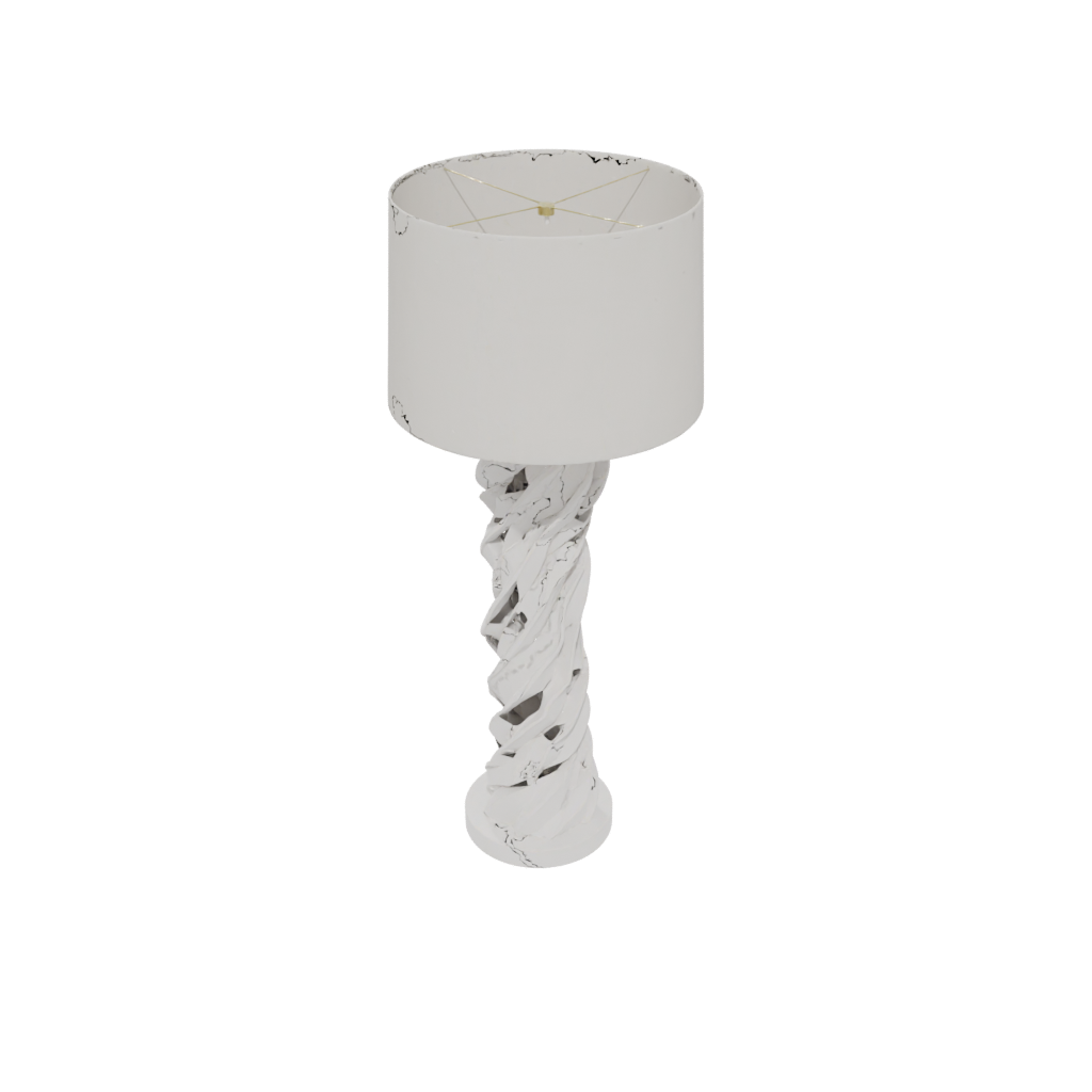 Jumbo Deco Twisted Column Lamp Base