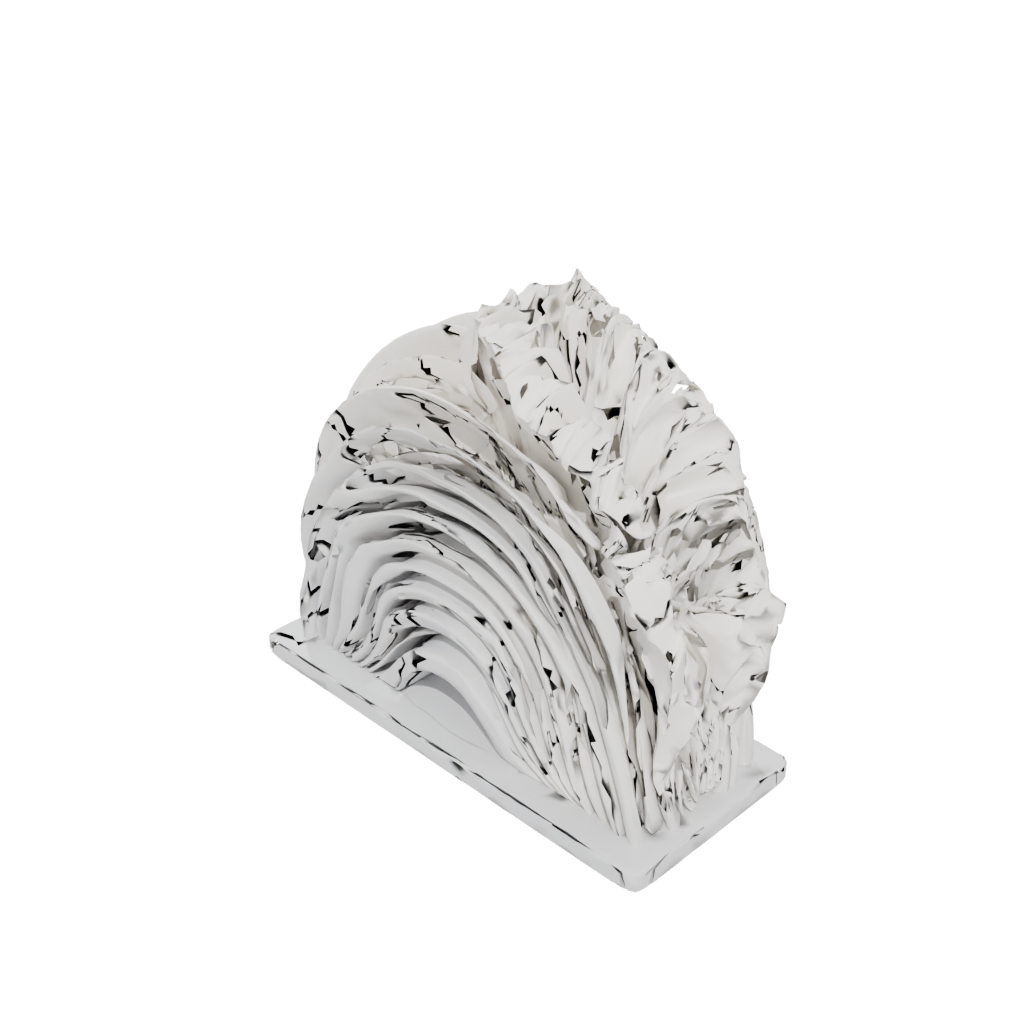 Jumbo Deco Wave-Form Napkin Holder
