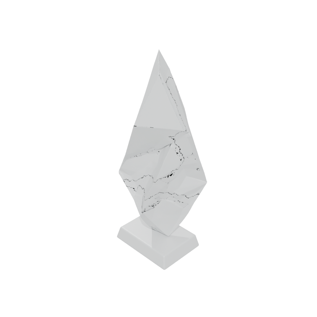 Jumbo Geometric Minimalist Photo Stand — home decor 3D print model, STL