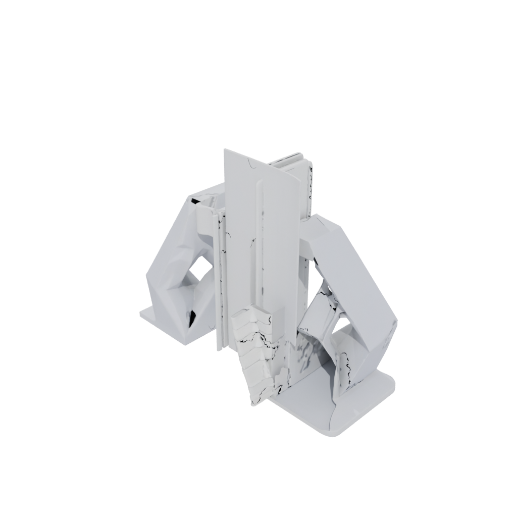 Jumbo Geometric Bookends