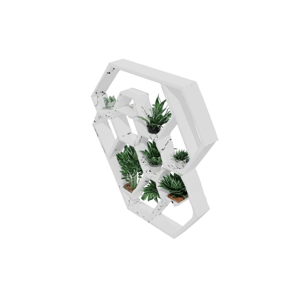 Jumbo Hexagon Wall Planter
