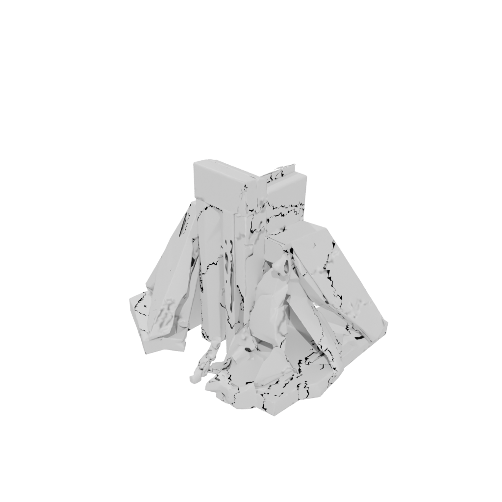 Jumbo Low-Poly Bookend Pair
