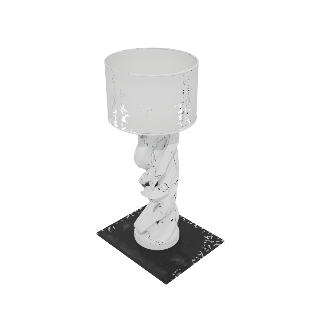 Jumbo Twisted Column Lamp Base