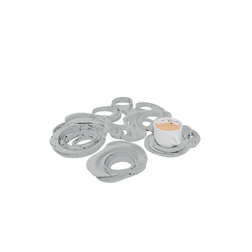 Jumbo Organic Coaster Set Holder