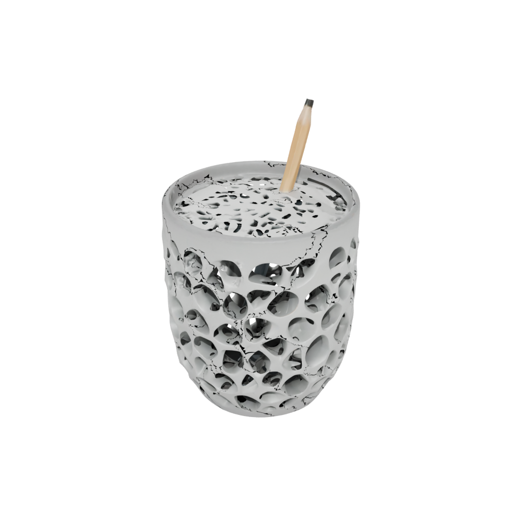 Jumbo Organic Lattice Pencil Cup