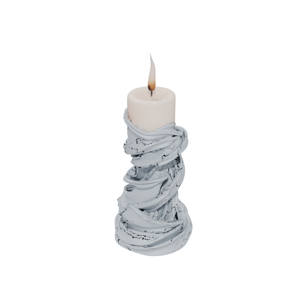 Jumbo Organic Spiral Candle Holder