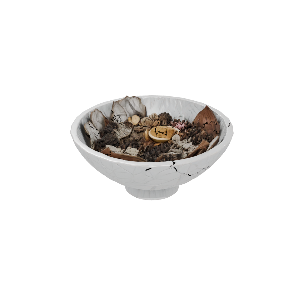 Jumbo Rustic Potpourri Bowl — home decor 3D print model, STL