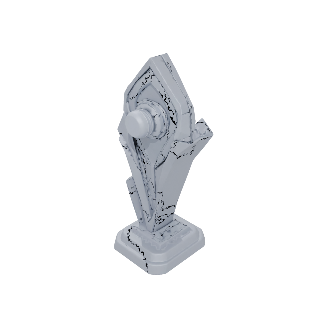 Low-Poly Deco Earbud Stand