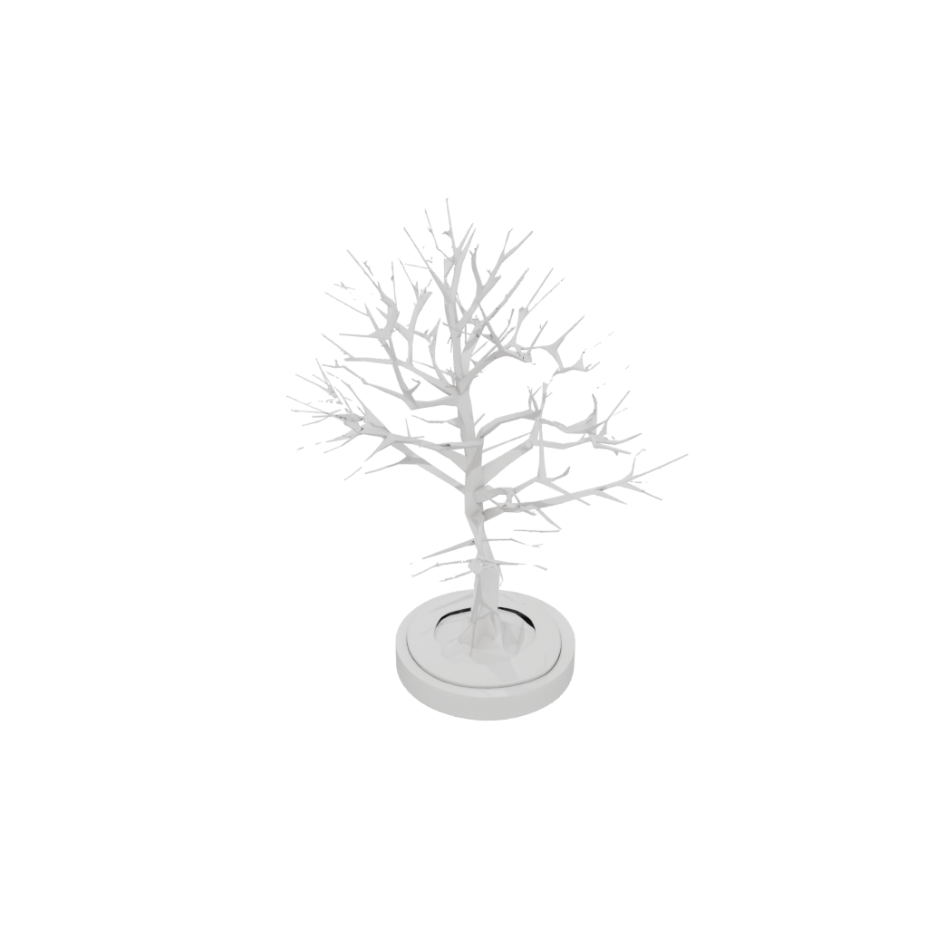 Low-Poly Deco Jewelry Tree Stand