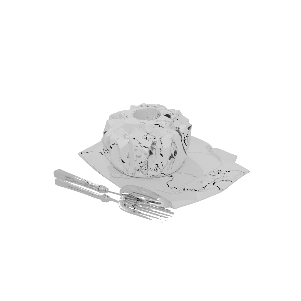 Low-Poly Deco Napkin Ring Set — home decor 3D print model, STL