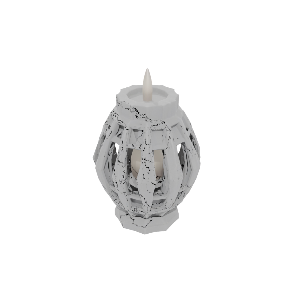 Low-Poly Deco Tealight Lantern