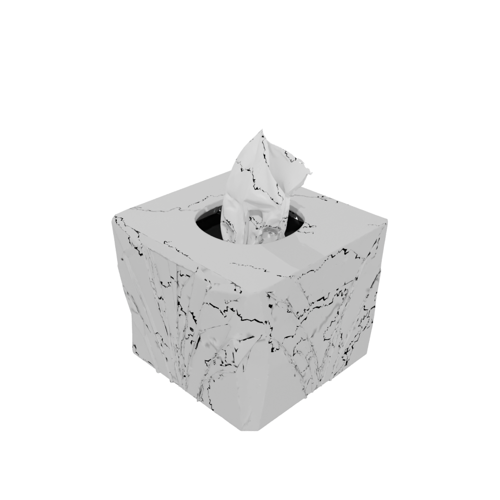 Low-Poly Deco Tissue Box Cover