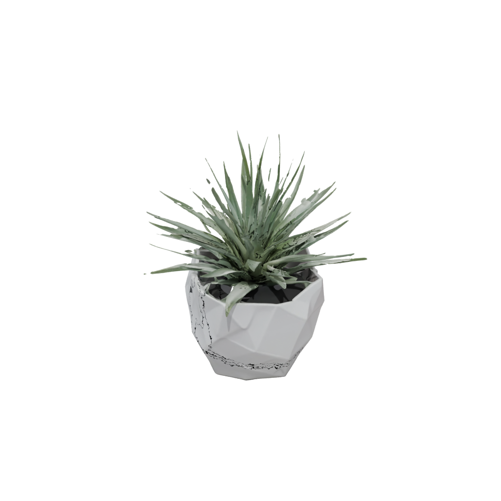 Low-Poly Geometric Air-Plant Holder