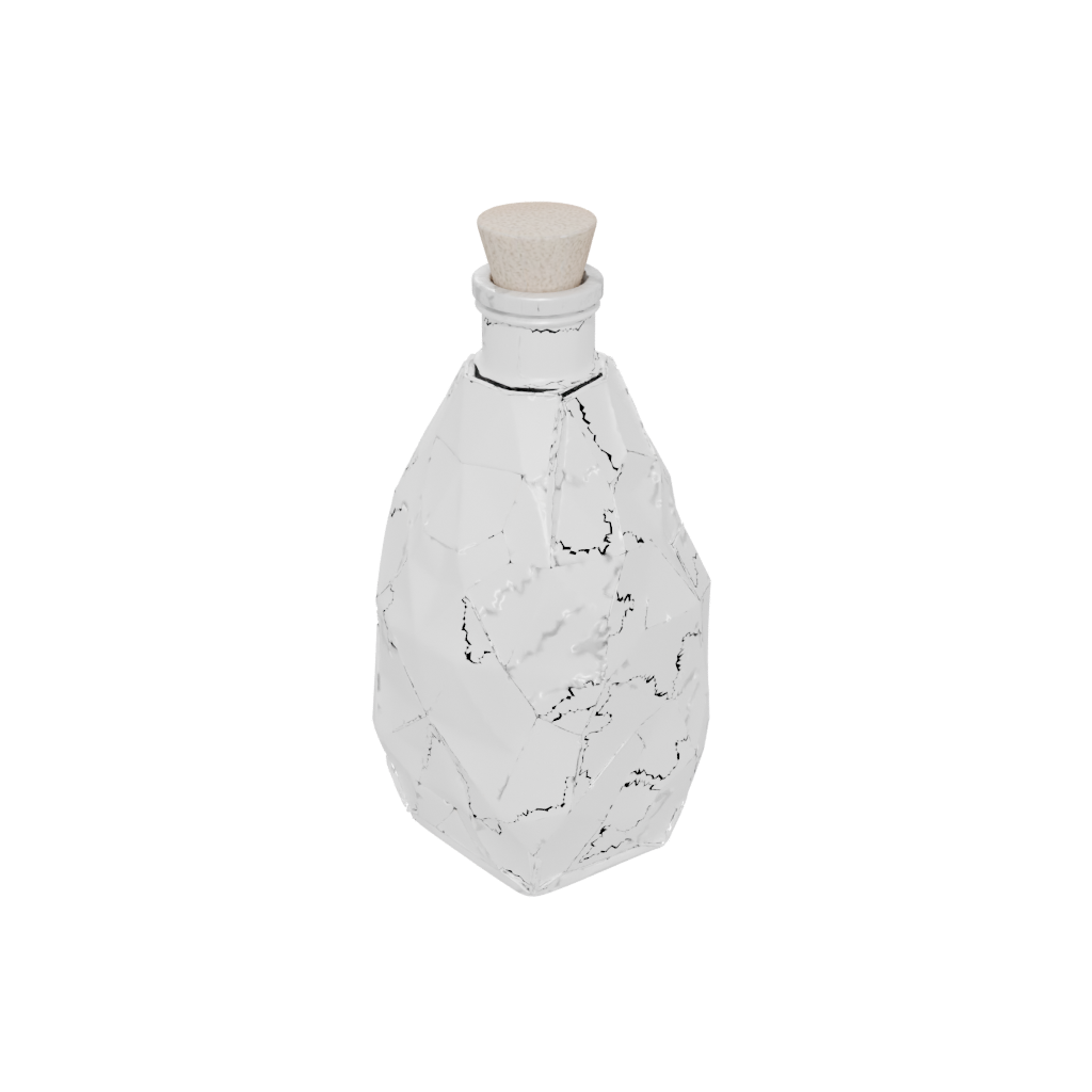 Low-Poly Geometric Diffuser Bottle Sleeve