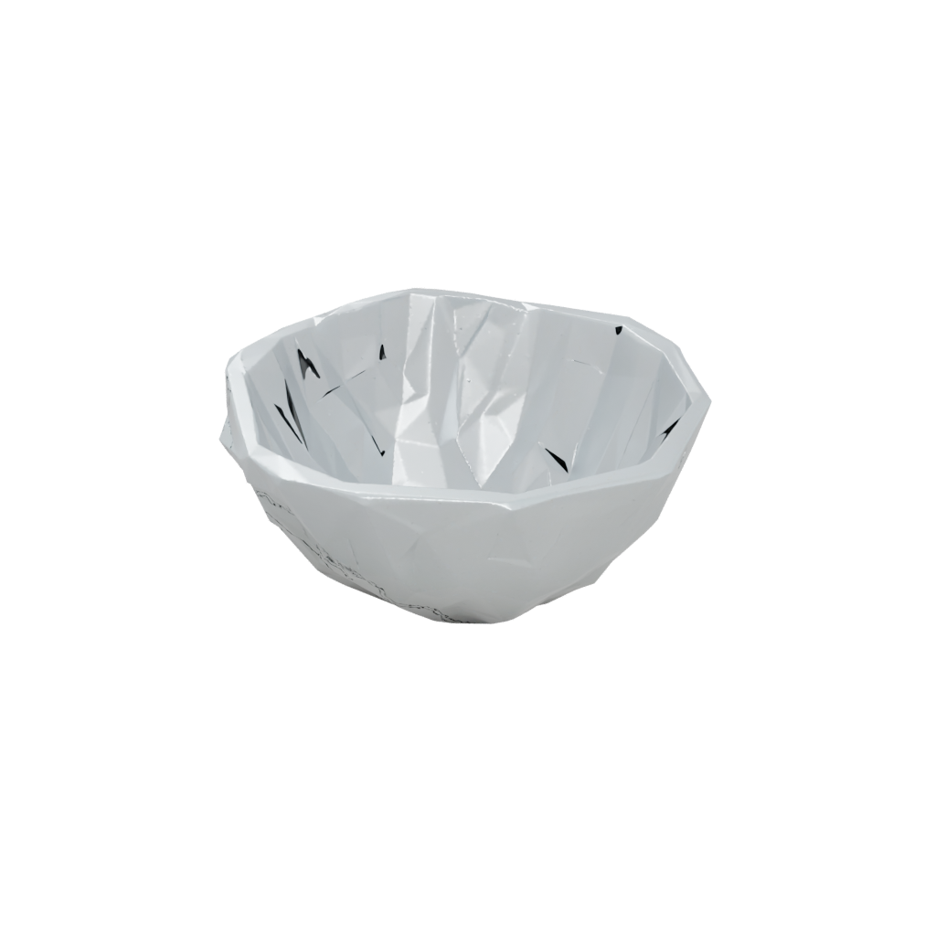 Low-Poly Geometric Key Bowl