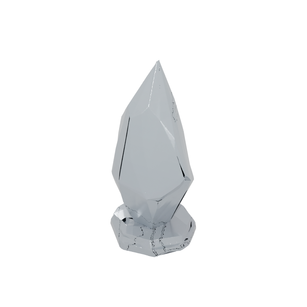 Low-Poly Geometric Minimalist Photo Stand