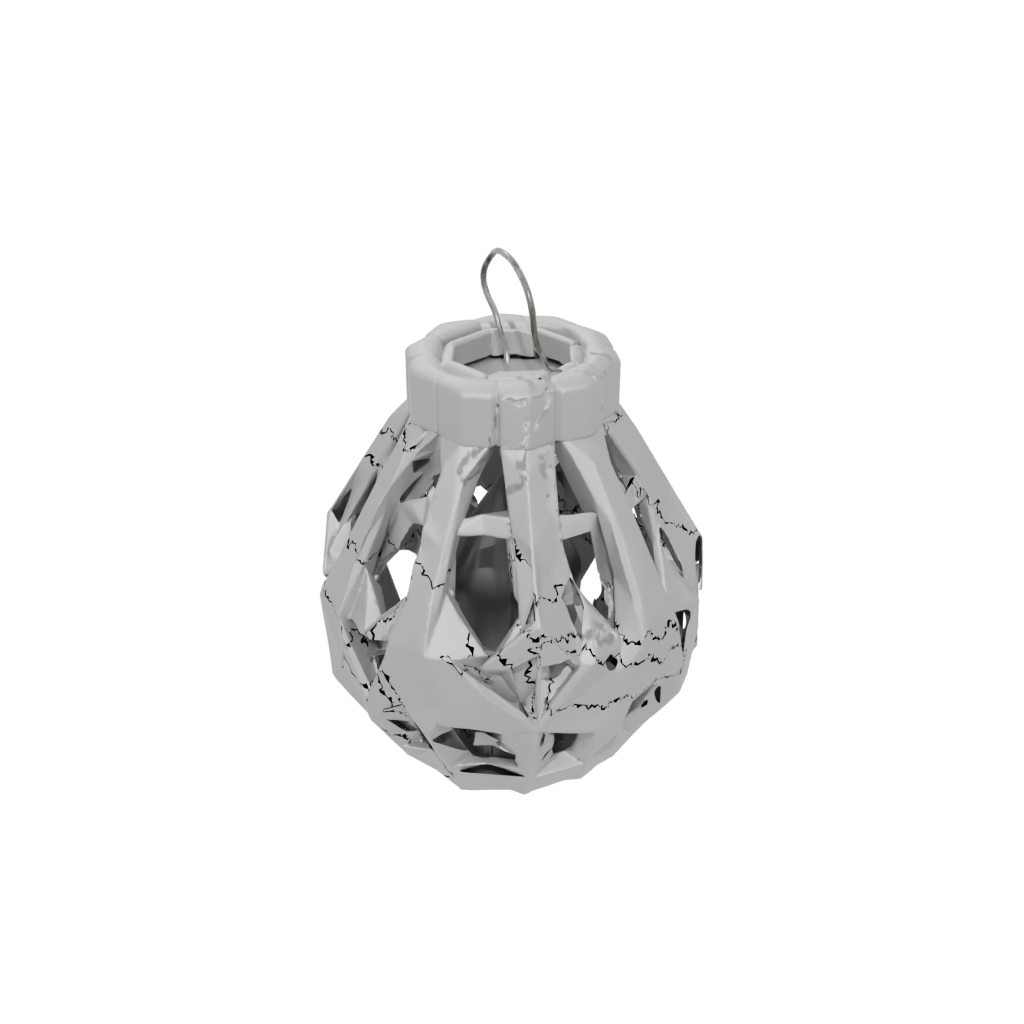 Low-Poly Geometric Tealight Lantern