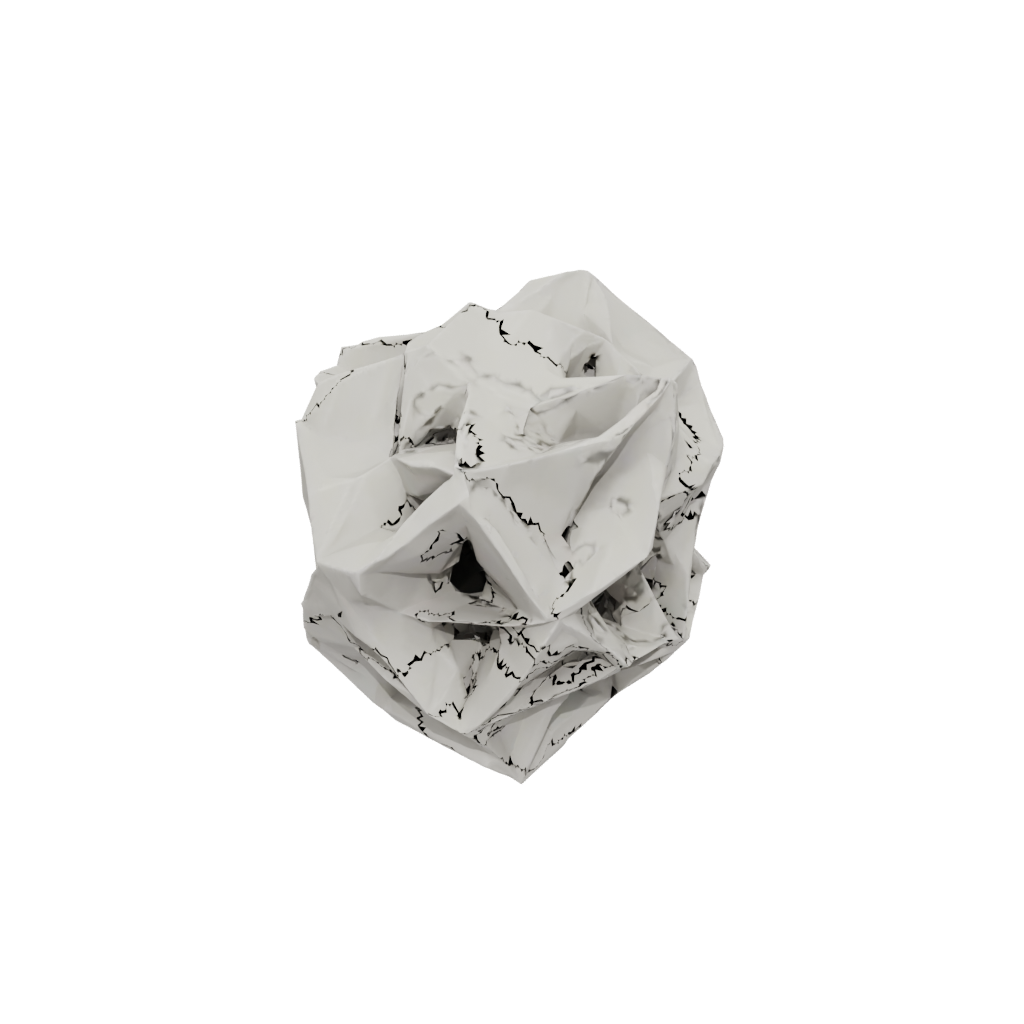 Low-Poly Rustic Abstract Sculpture