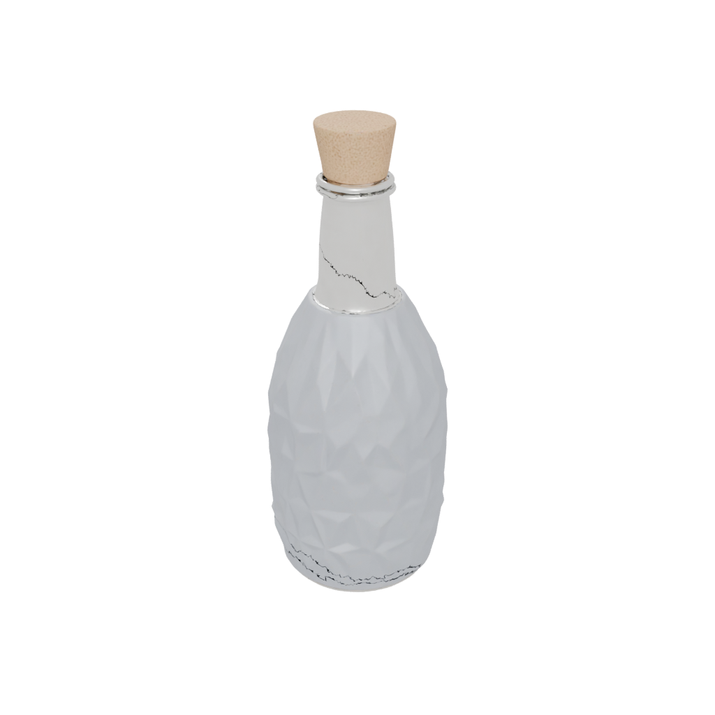 Low-Poly Rustic Diffuser Bottle Sleeve