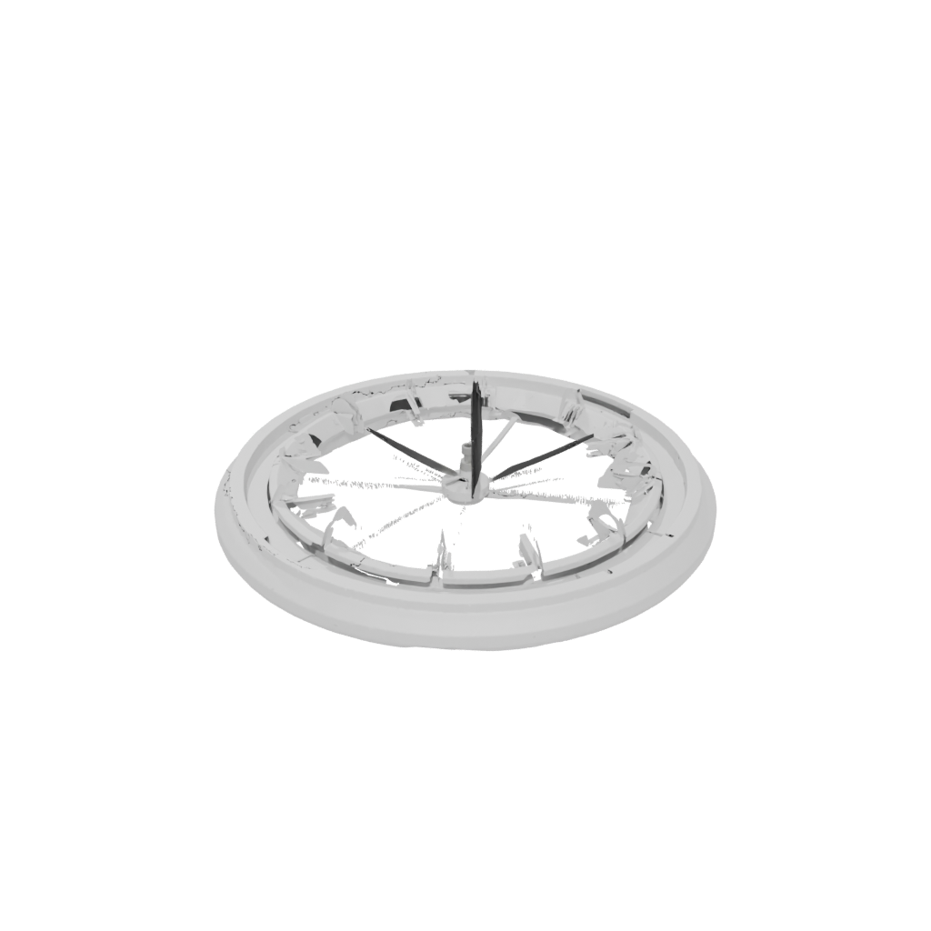 Low-Poly Rustic Minimalist Clock Surround