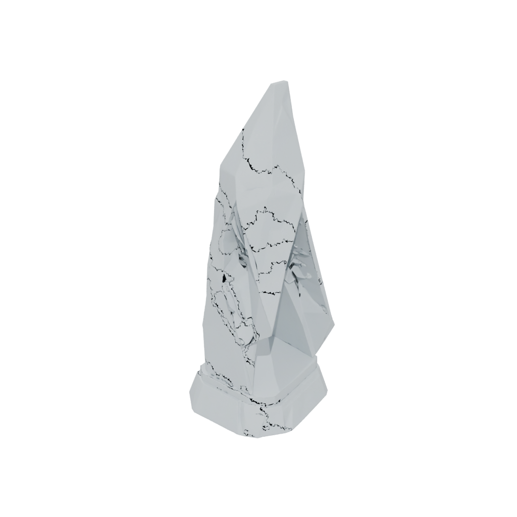 Low-Poly Rustic Minimalist Photo Stand