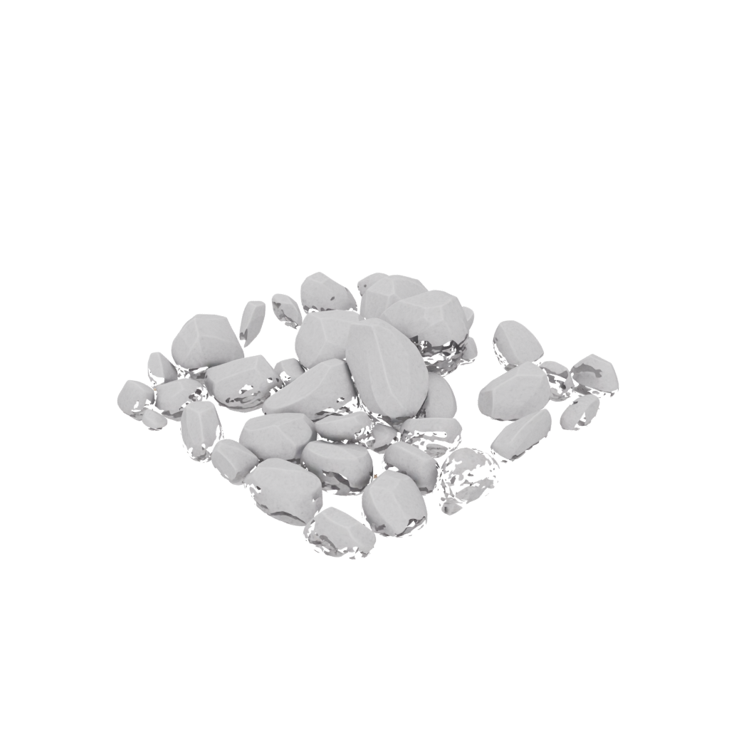 Low-Poly Rustic Pebble Stacking Sculpture
