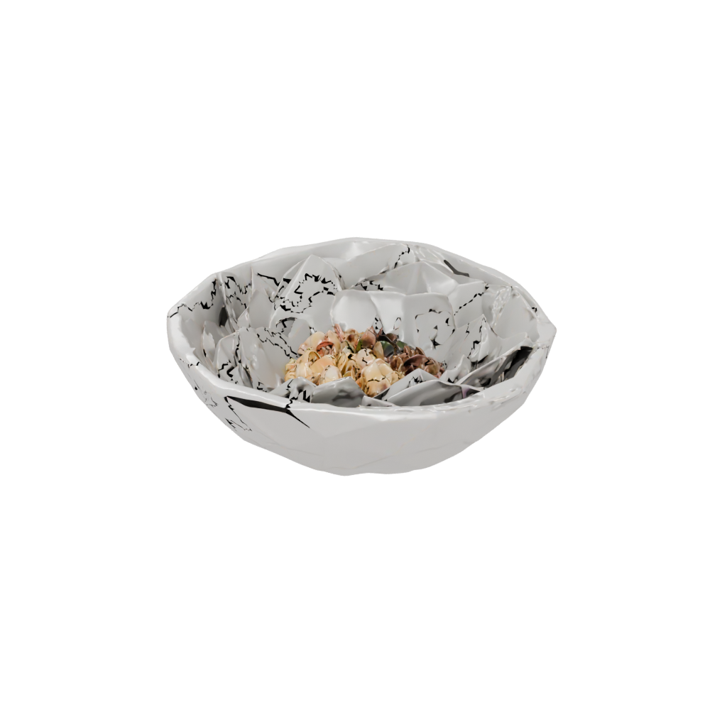 Low-Poly Rustic Potpourri Bowl