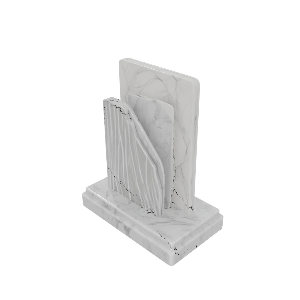 Marble Deco Card Holder Stand