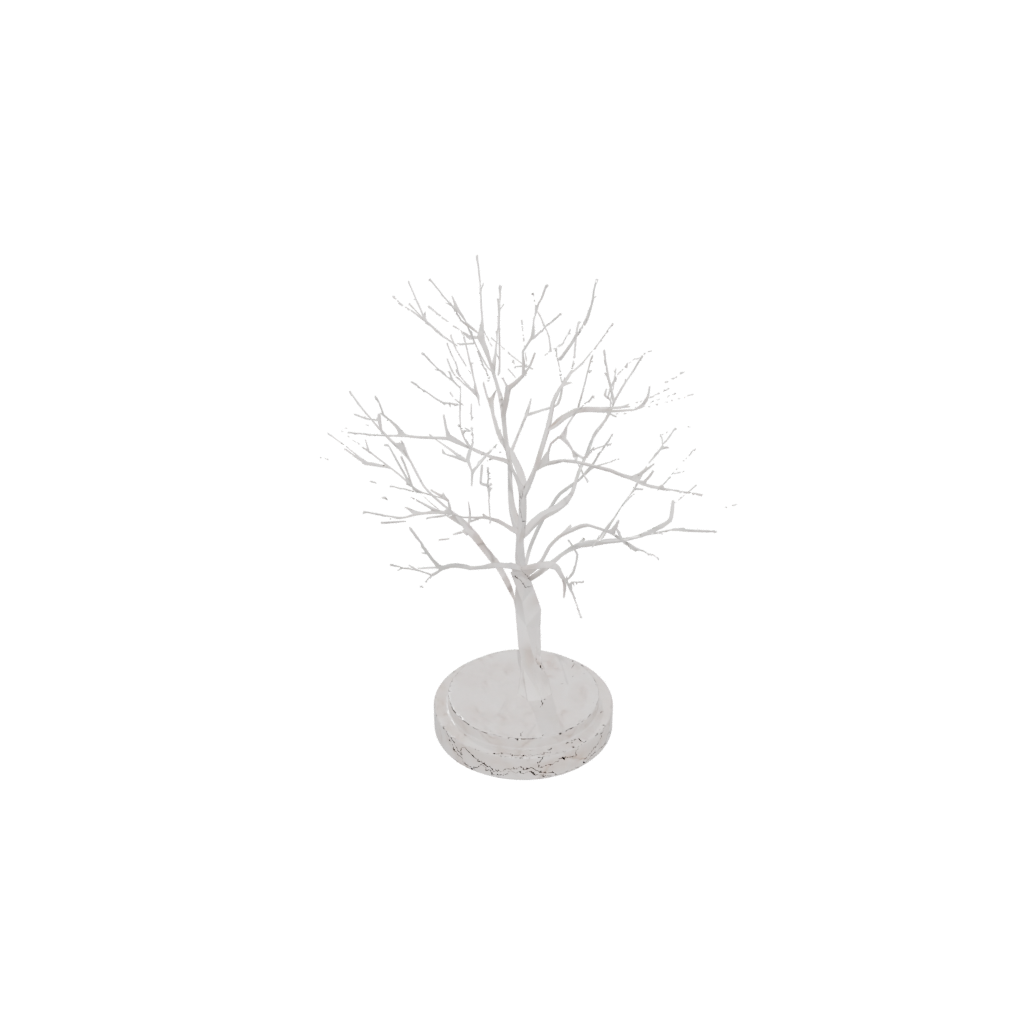 Marble Deco Jewelry Tree Stand