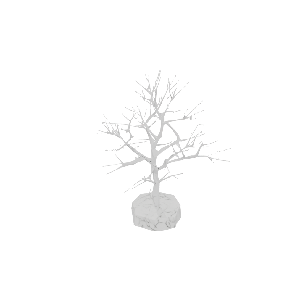 Marble Geometric Jewelry Tree Stand