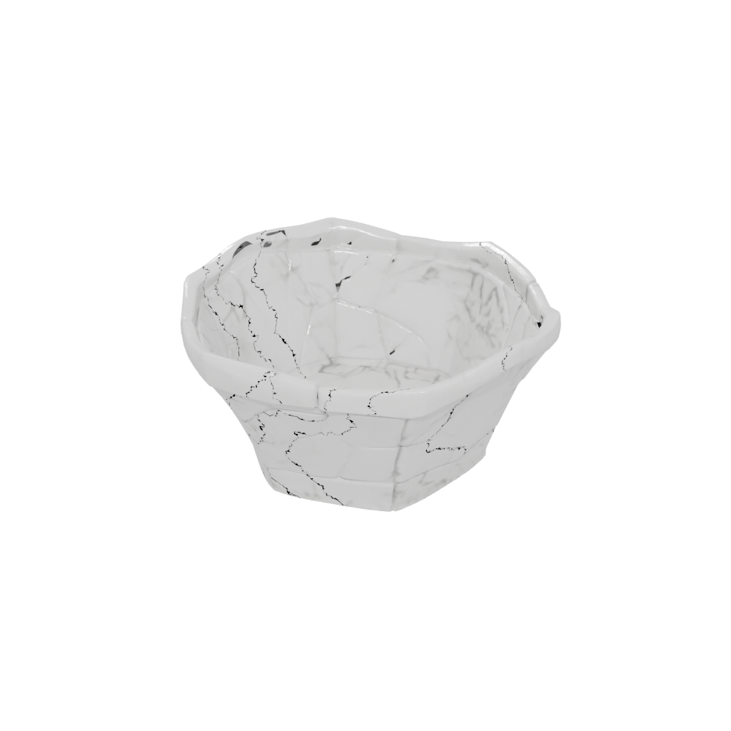 Marble Geometric Ring Dish