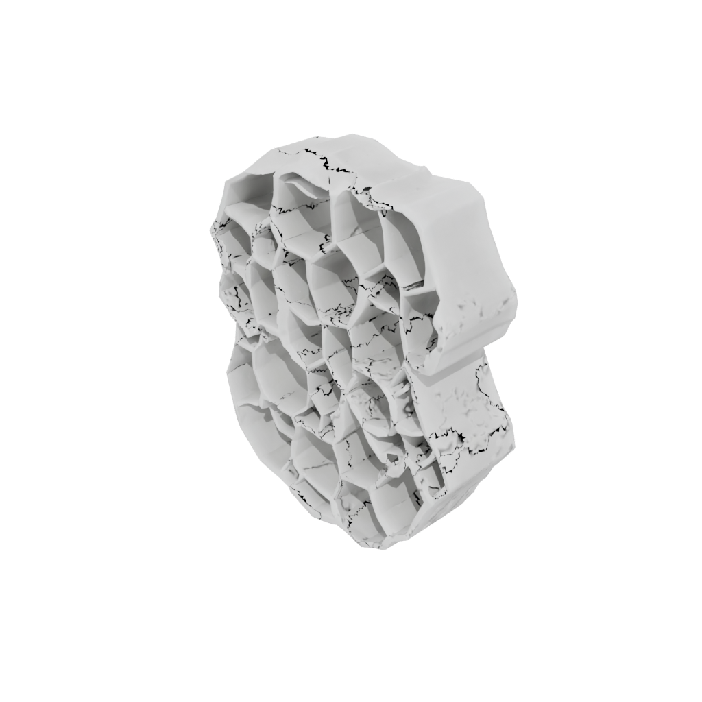 Marble Organic Honeycomb Shelf Module