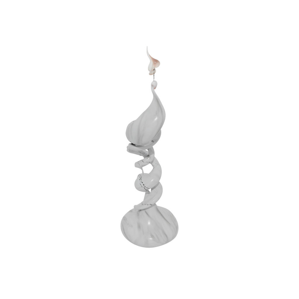 Marble Organic Incense Holder Spiral