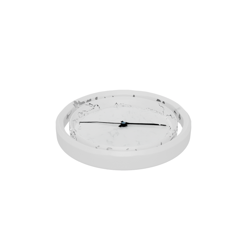 Marble Organic Minimalist Clock Surround