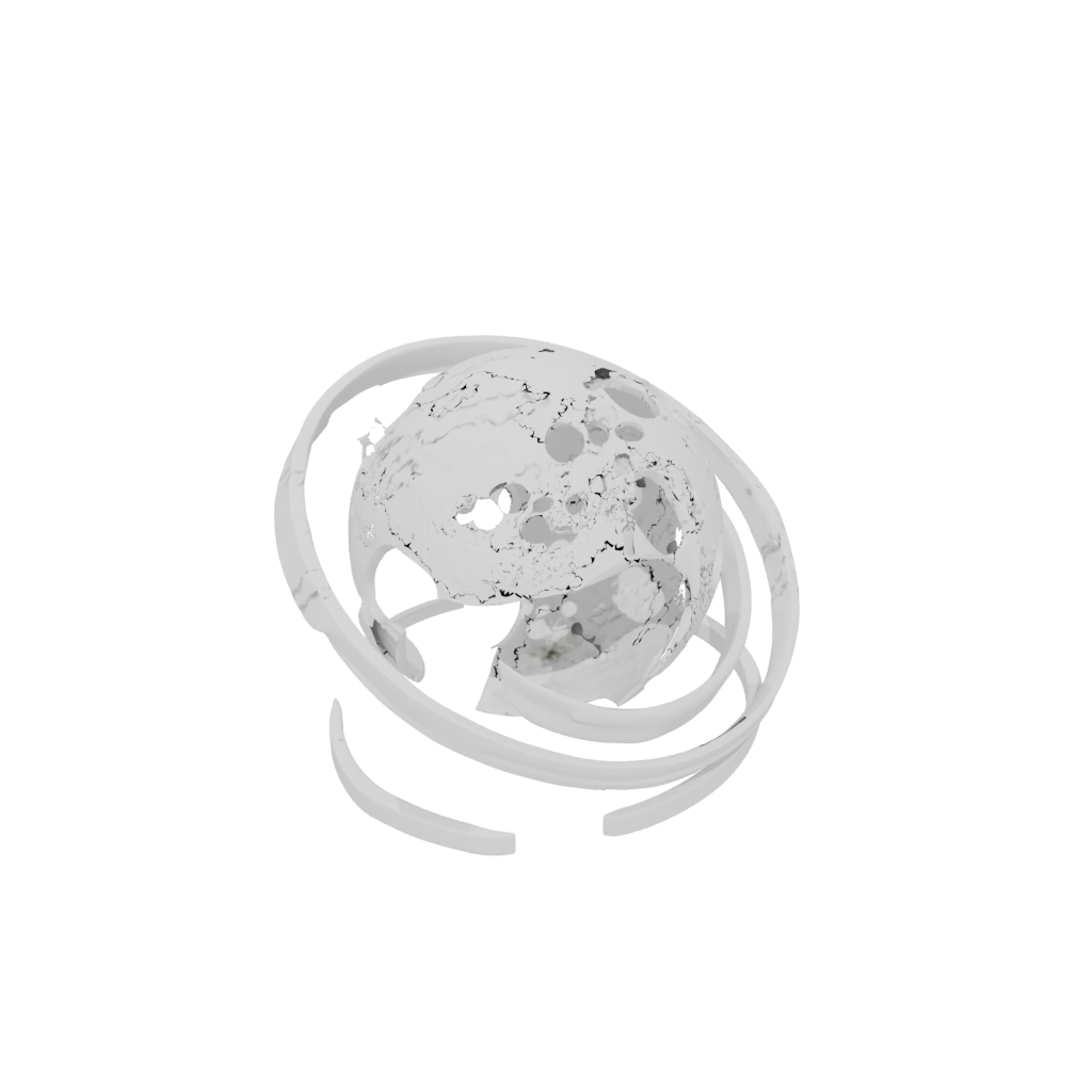 Marble Organic Moon-Phase Wall Hanging