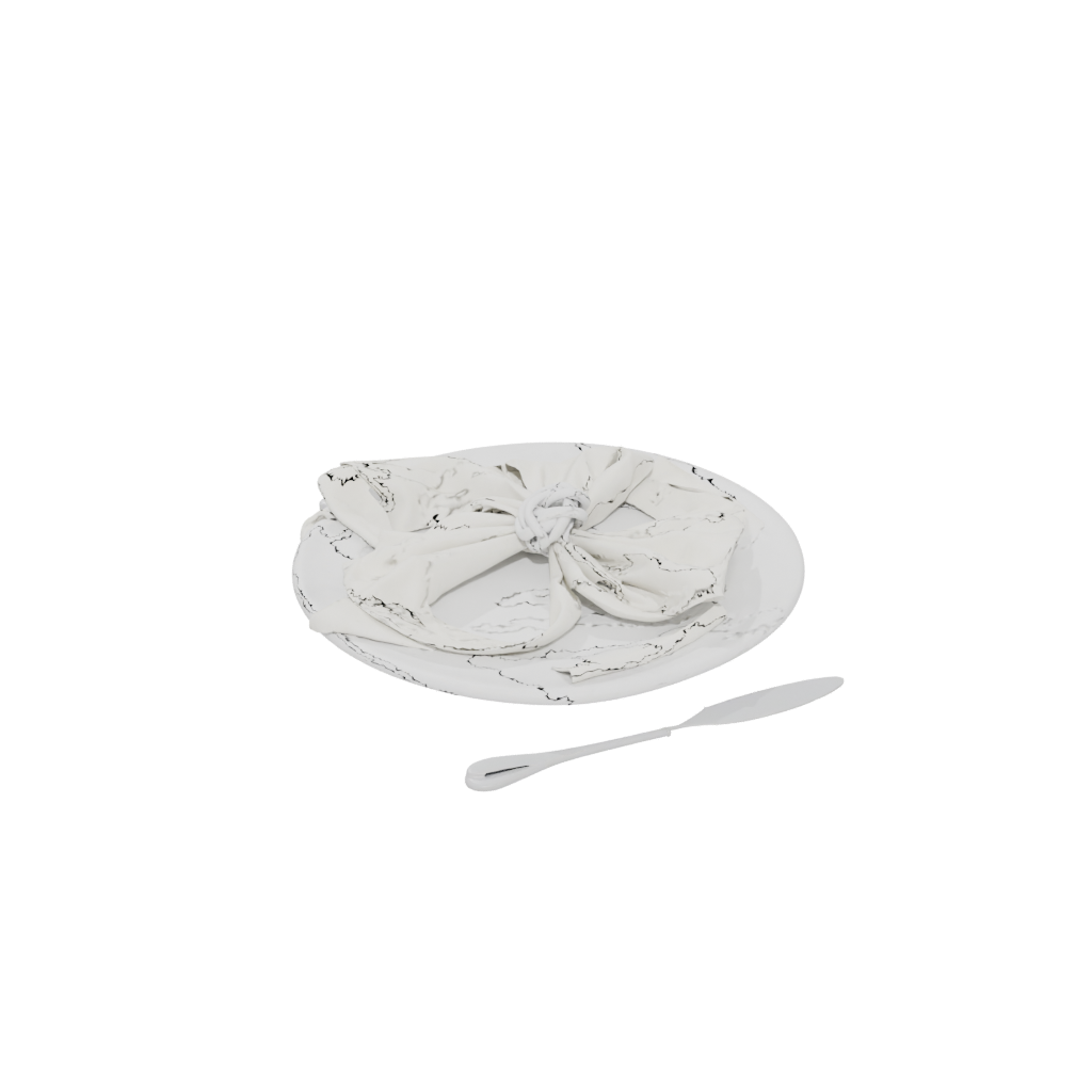 Marble Organic Napkin Ring Set