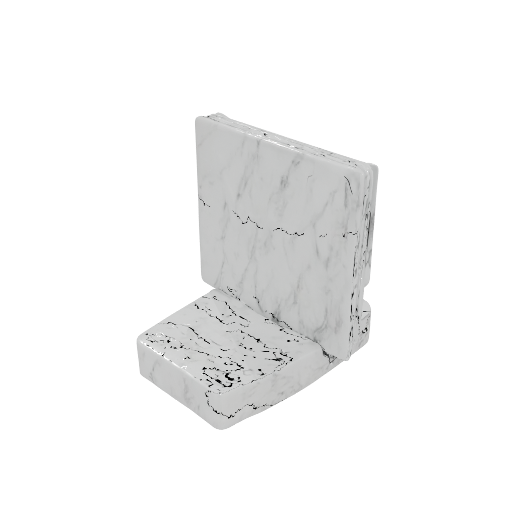 Marble Rustic Card Holder Stand