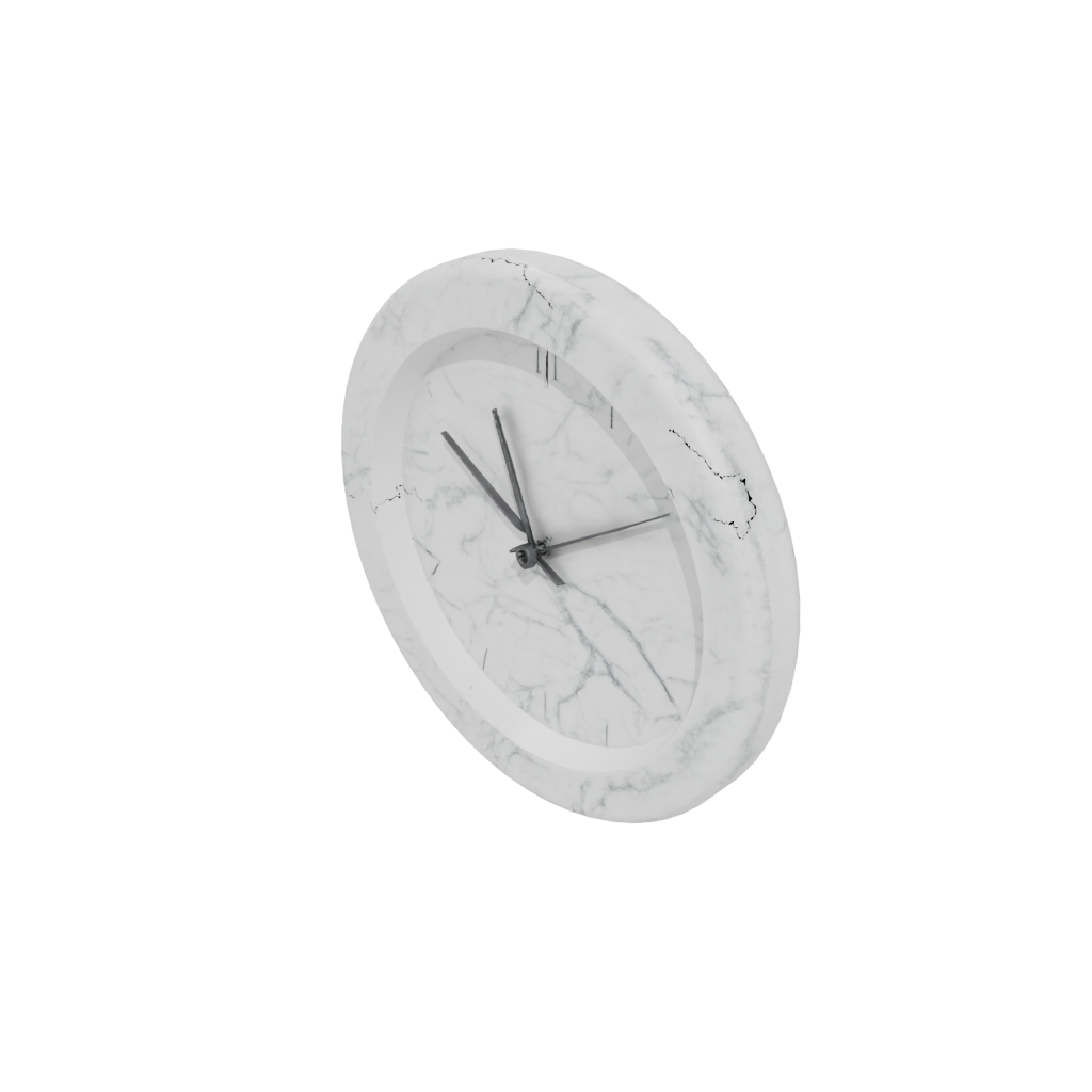 Marble Rustic Minimalist Clock Surround
