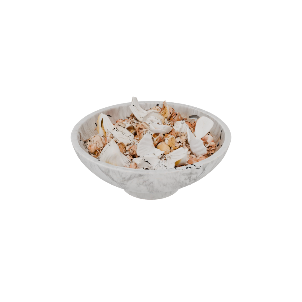 Marble Rustic Potpourri Bowl — home decor 3D print model, STL