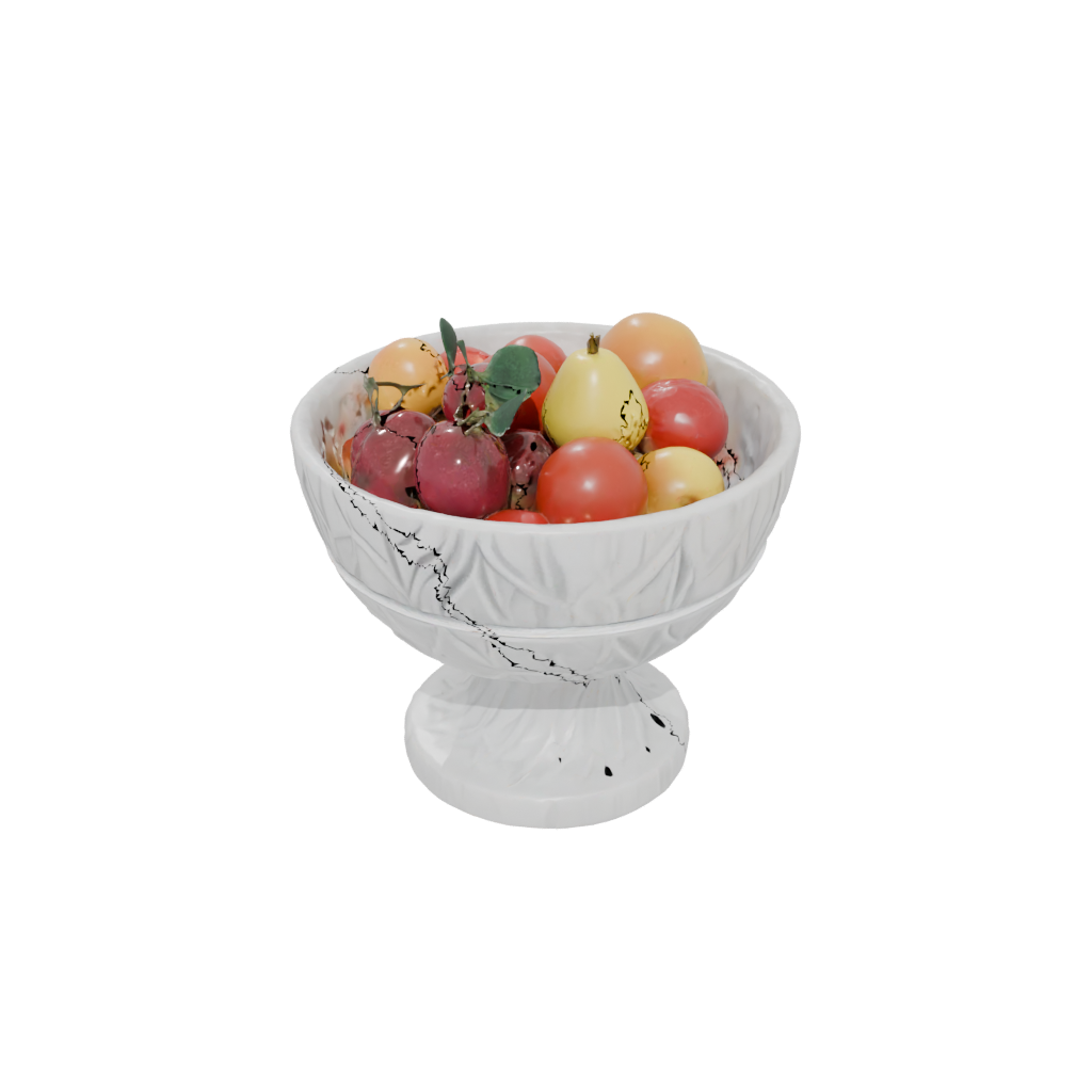 Marble Rustic Sculptural Fruit Bowl