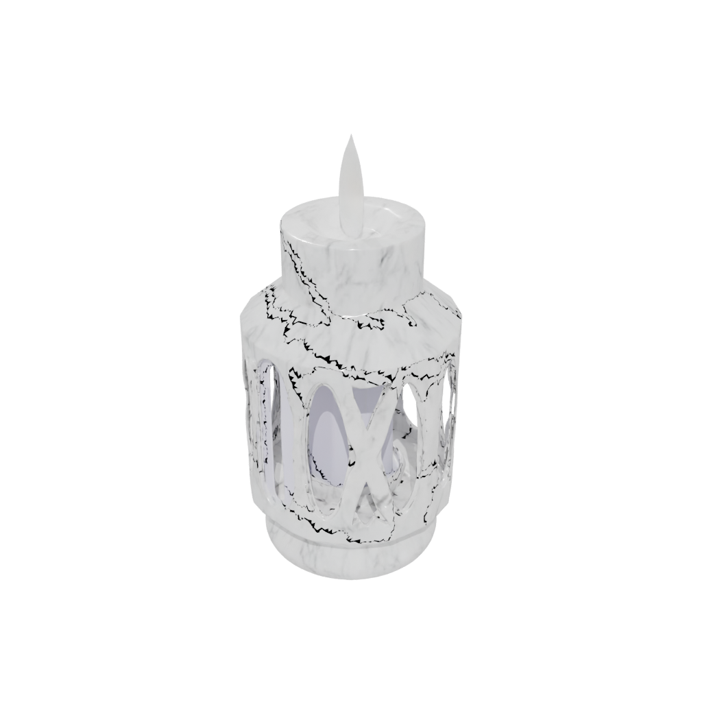 Marble Rustic Tealight Lantern