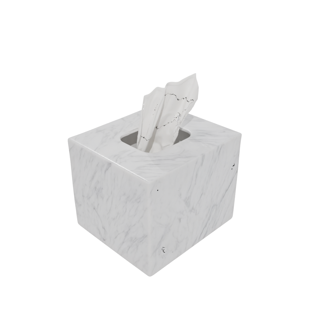 Marble Rustic Tissue Box Cover