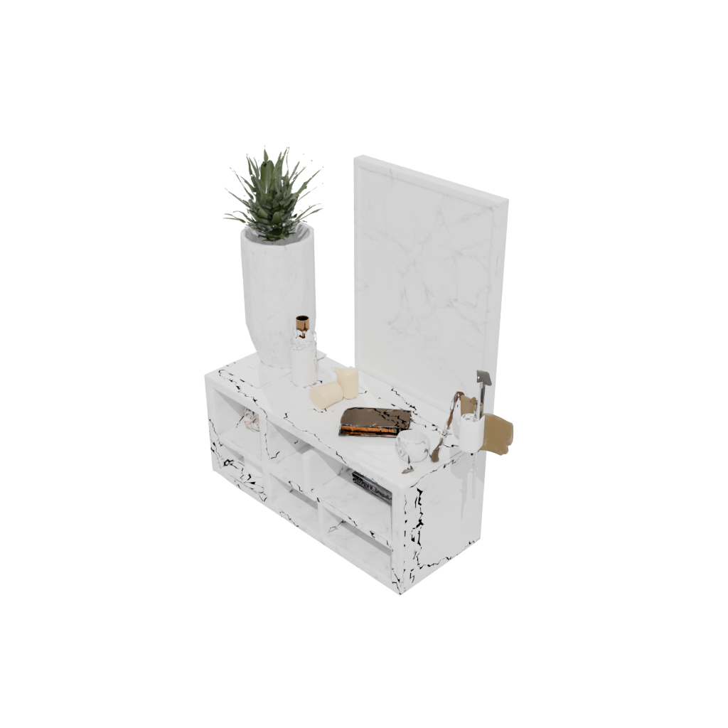 Marble Rustic Wall-Mounted Organizer