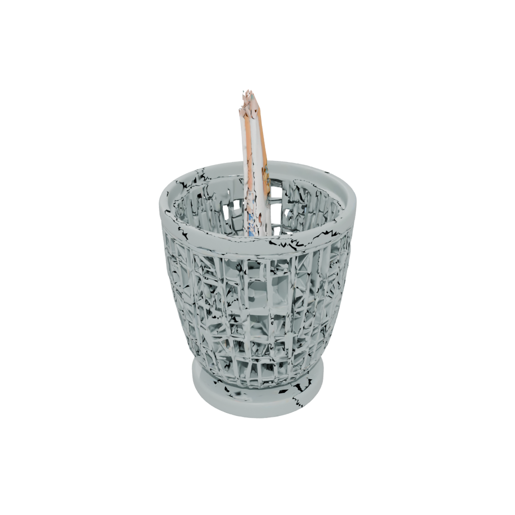 Mini Deco Lattice Pencil Cup — home decor 3D print model, STL