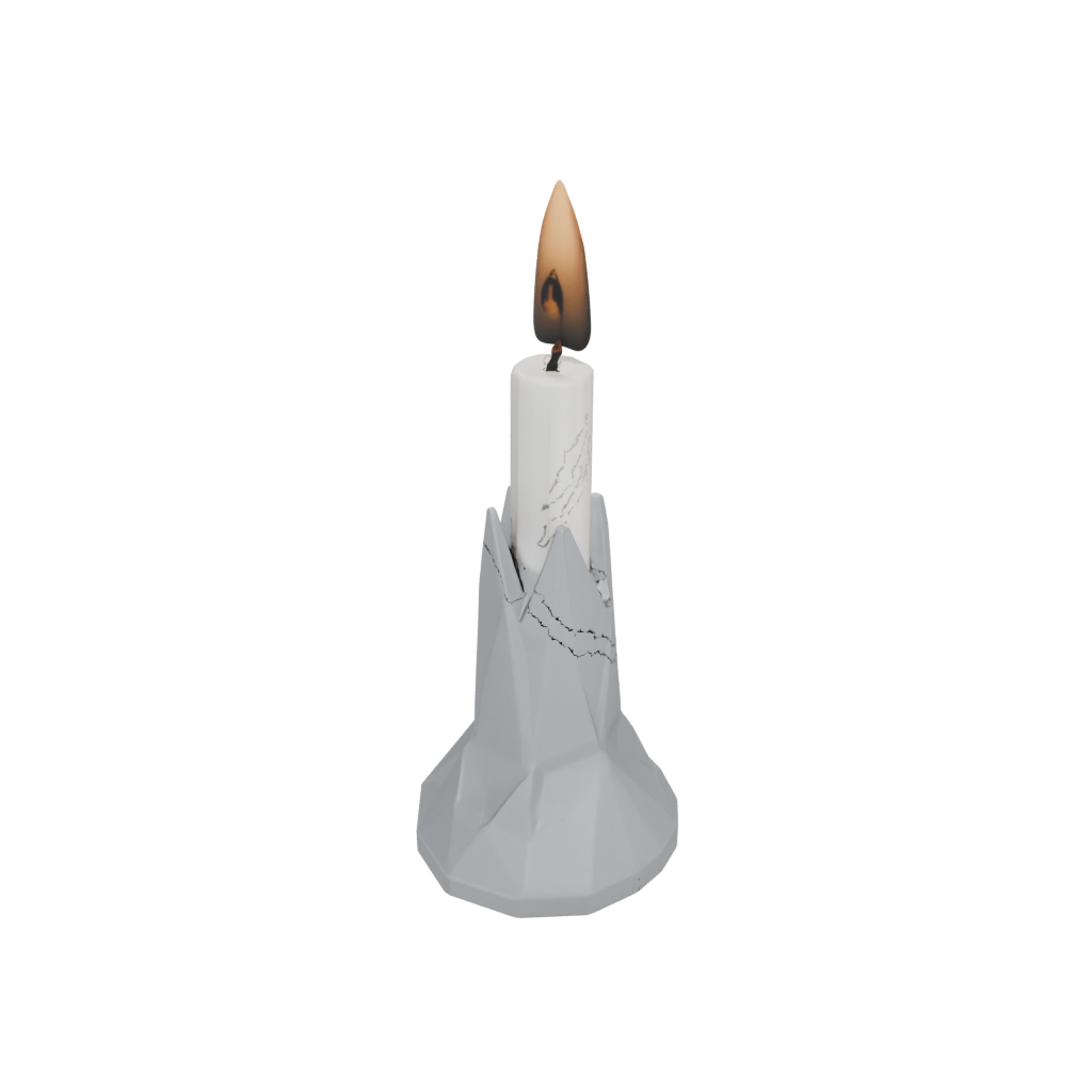 Mini Geometric Candle Snuffer Stand