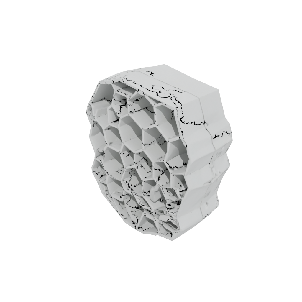 Mini Geometric Honeycomb Shelf Module