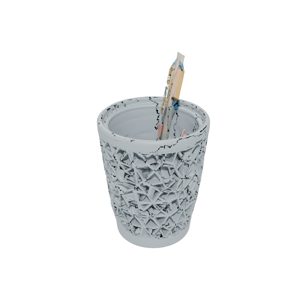 Mini Geometric Lattice Pencil Cup