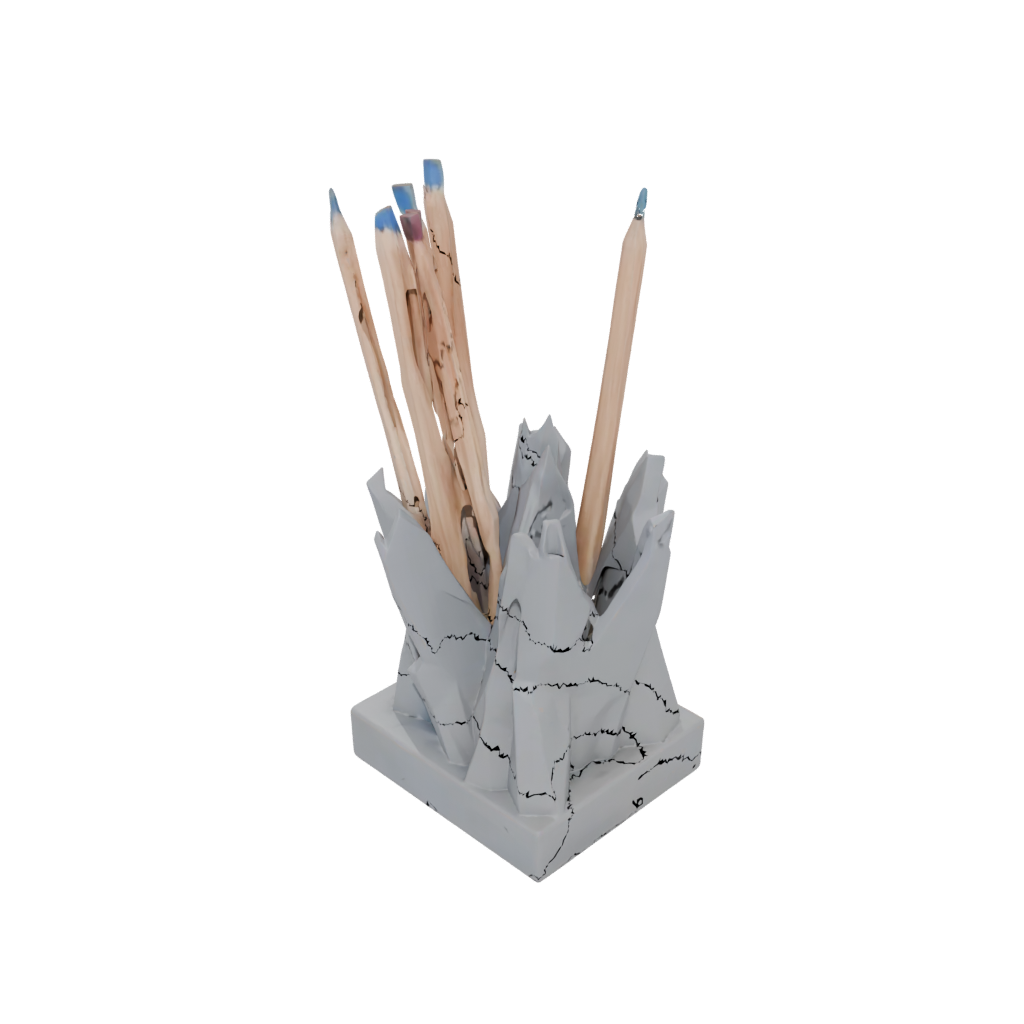 Mini Geometric Matchstick Holder