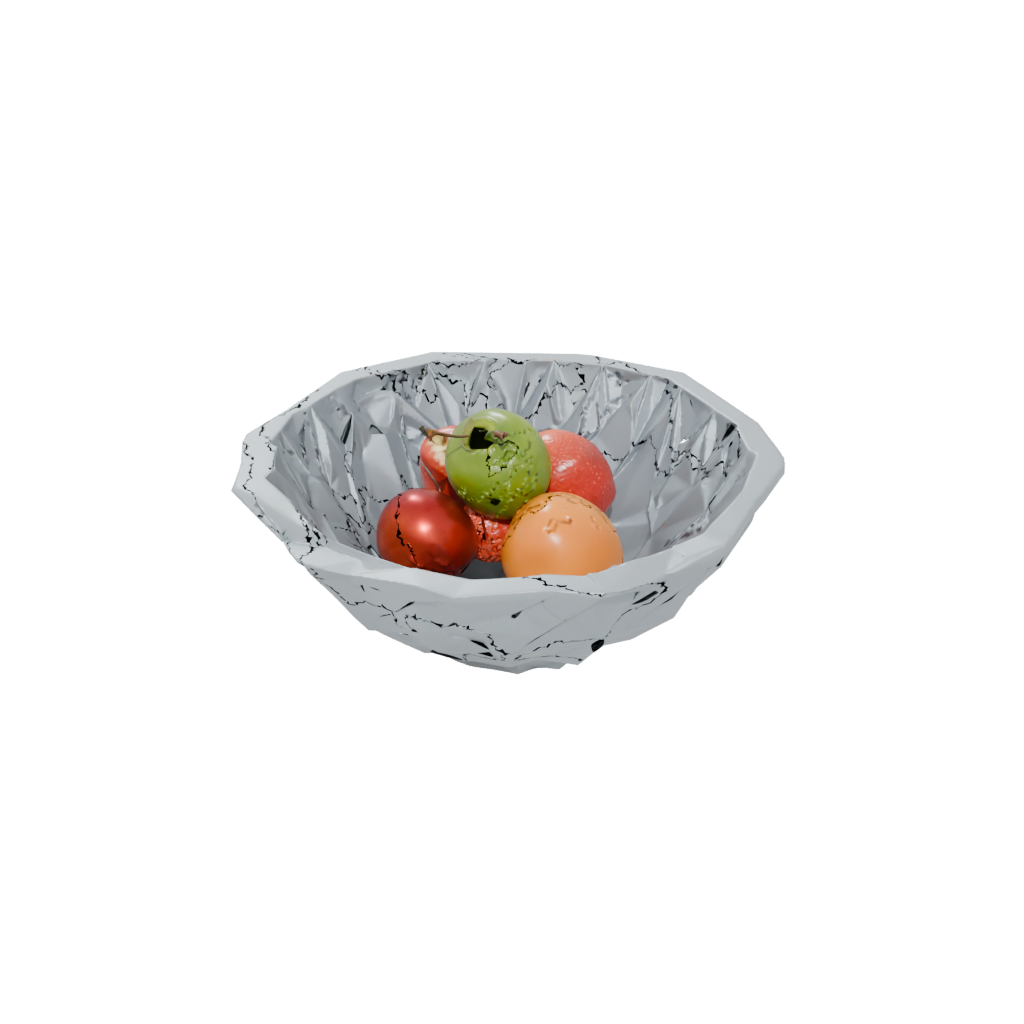 Mini Geometric Sculptural Fruit Bowl